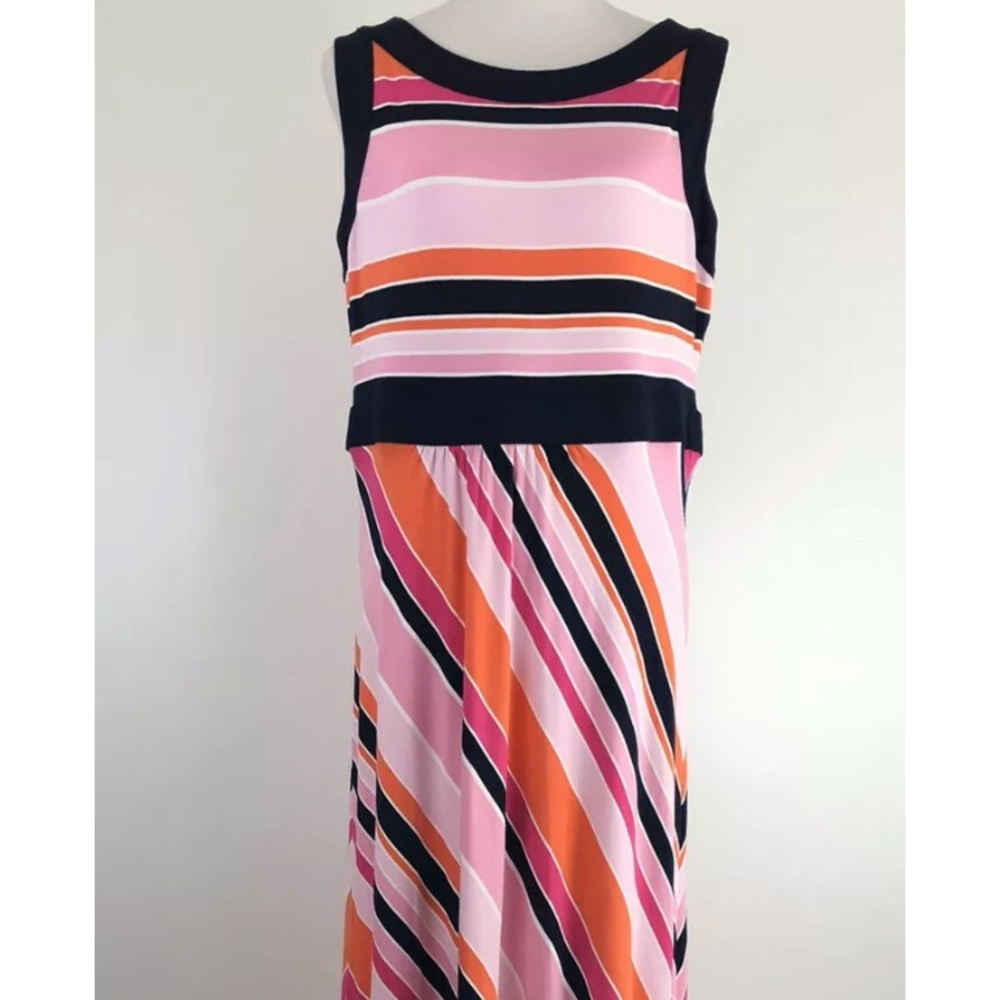 NWOT adorable lands end maxi dress XL/18 petite!